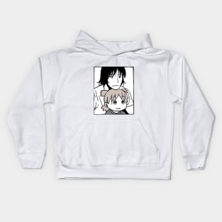 yotsuba and her dad Kids Hoodie